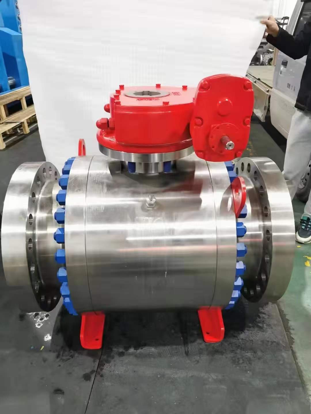 工奧  大口徑高壓球閥Q347PEEK-300LB 