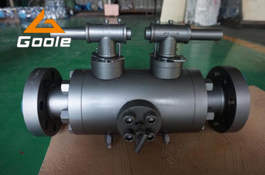 工奧 雙聯球閥 DBBQ47F-1500LB A105 6