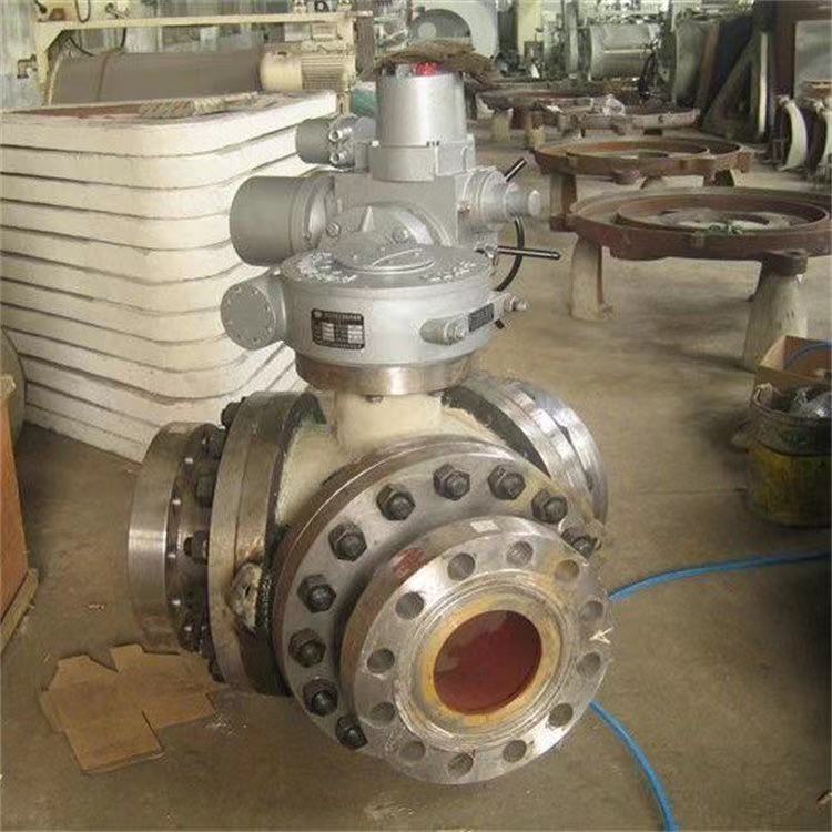 電動鑄石耐磨三通球閥-NQ944F
