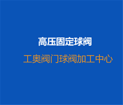 高壓固定球閥-現場加工視頻
